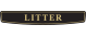 Lid - Litter - Black & Gold