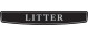 Lid - Litter - Black & Silver