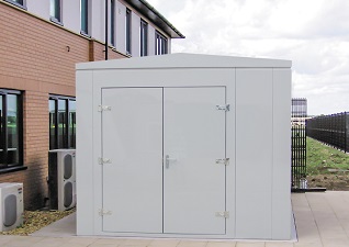 Element enclosure cabinet double door