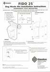 Fido 25 Installation Instructions - Permanent Post Mounting