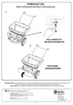 Turbocast 300 Drop Spreader Instruction Manual