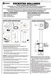 Socketed Bollards Installation/Operation Instructions