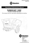 Turbocast 1000 Instruction Manual