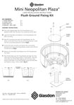 Mini Plaza User Installation Instructions - Flush Ground Fixing Kit