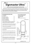 Signmaster Ultra Installation and Maintenance Instructions