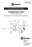 Turbocast 800 ™ Operating & Maintenance Manual