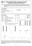 Visage-Two Sided (Flat Pack) Assembly & Fixing Instruction Leaflet