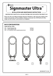 Signmaster Ultra Installation and Maintenance Instructions
