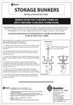Storage Bunker Installation Instructions for Concrete Fixing Kit