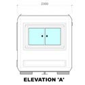 Double Sliding Windows drawing