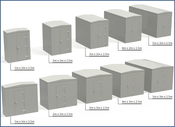 Element GRP Enclosures - available in 10 standard sizes