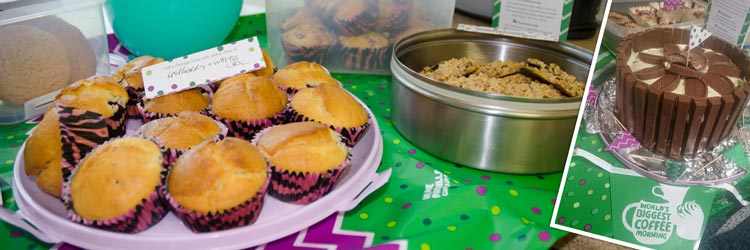 #Worldsbiggestcoffeemorning at Glasdon