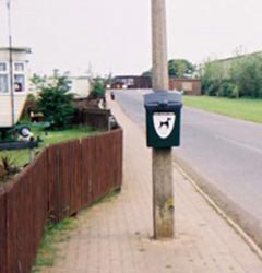 Fido 25 mounted to a post