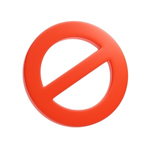 Ban Sign
