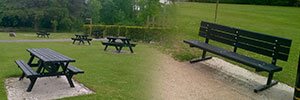 Sustainable Seats and Benches the Natural Choice for Country Park