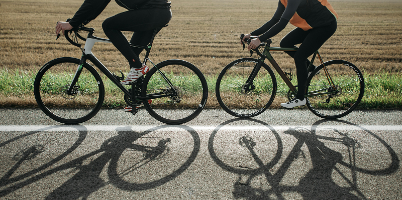 Cyclists on Road