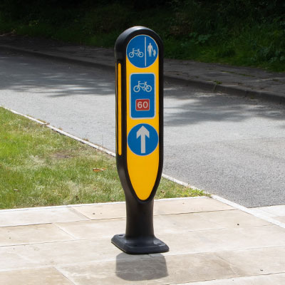 cyclemaster bollard on cycle route
