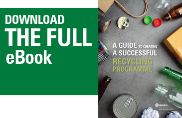 front cover of the full Glasdon eBook - A Guide to Creating a Successful Recycling Programme