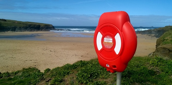 Guardian Life Ring Cabinet by the Sea
