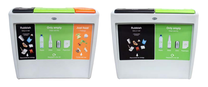 two nexus evolution recycling bins
