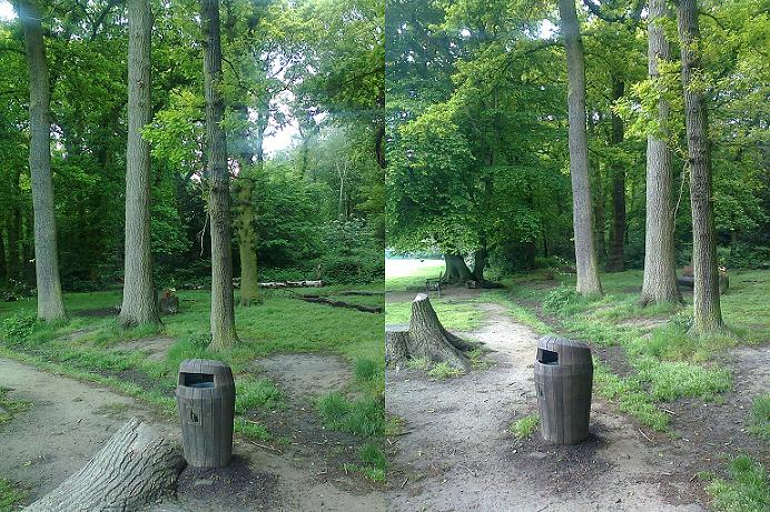 Sherwood™ Litter Bins in Highgate Wood