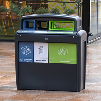 Nexus® Evolution City Recycling Bin