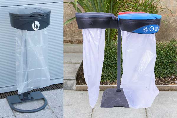 Orbis™ Sack Holders for litter or recycling waste