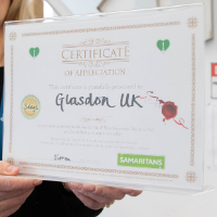 Samaritans Pay for a Day Certificate