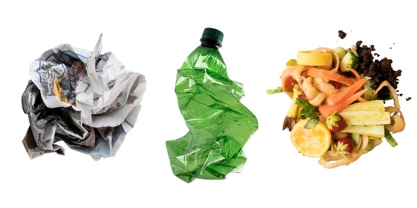 different types of recyclable waste