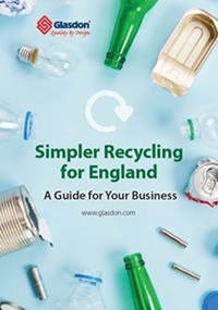 front cover of the Glasdon eBook - Simpler Recycling for England: A guide for your business
