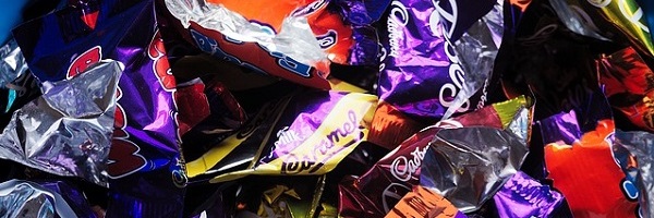 Collection of sweet wrappers