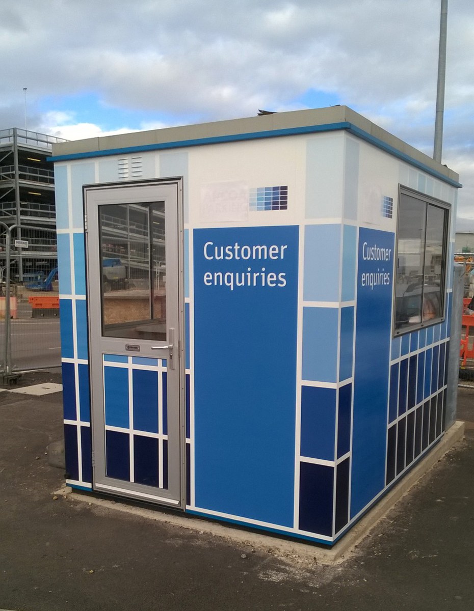 Boxer™ Plastic Coated Steel Buildings with personalised full body graphics