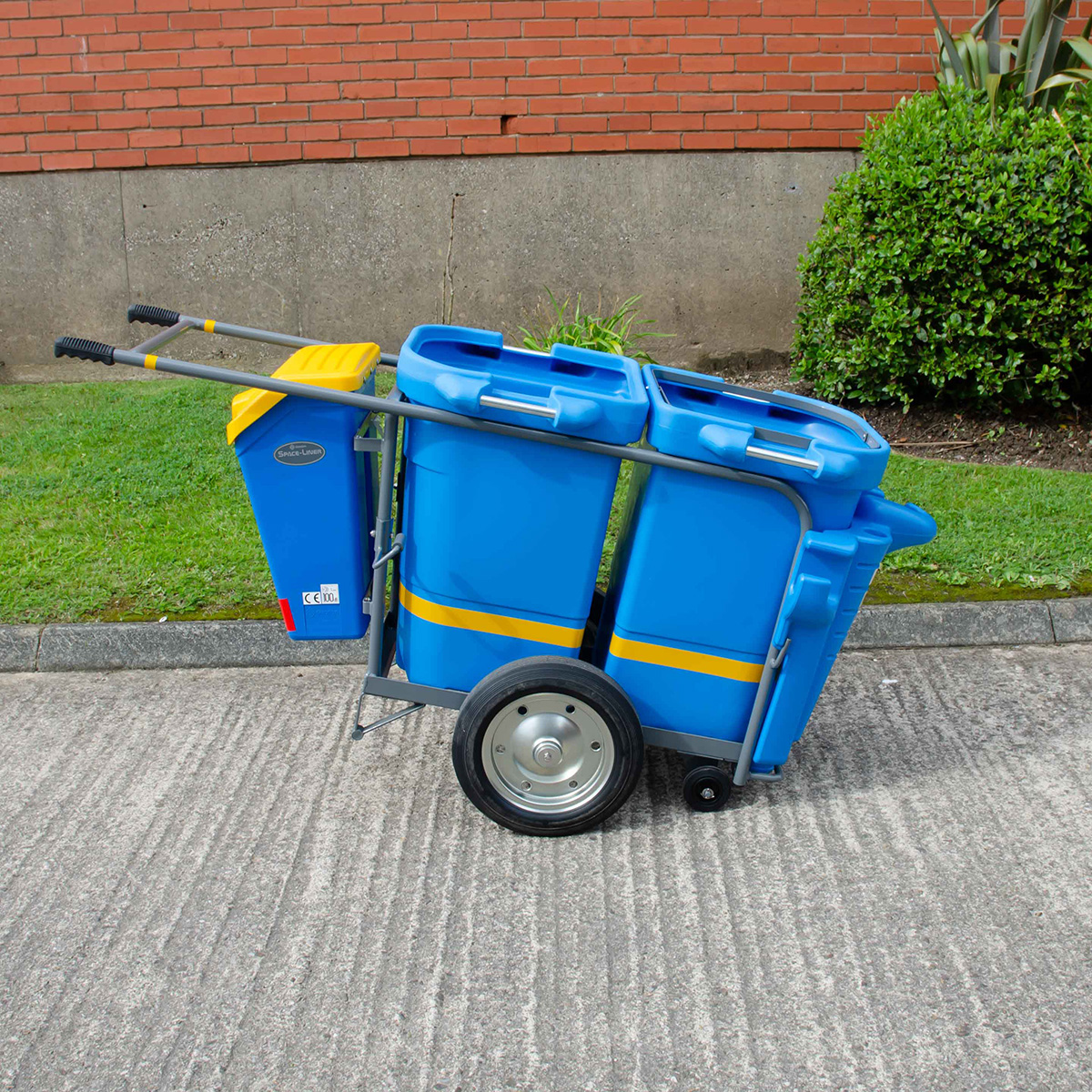 Double Space-Liner™ Orderly Barrow with personalised lid and moulding colour