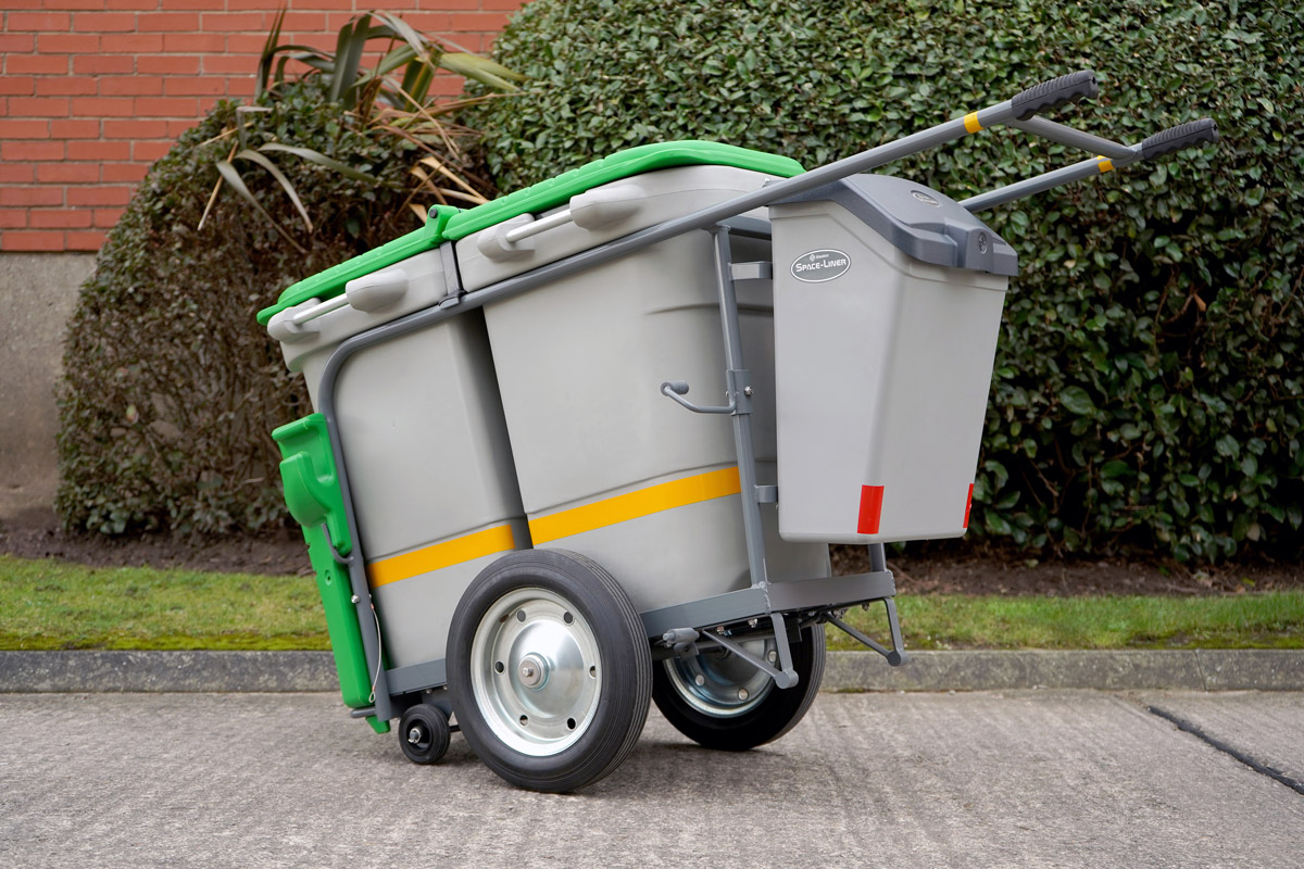 Double Space-Liner™ Orderly Barrow with personalised Grey Lid