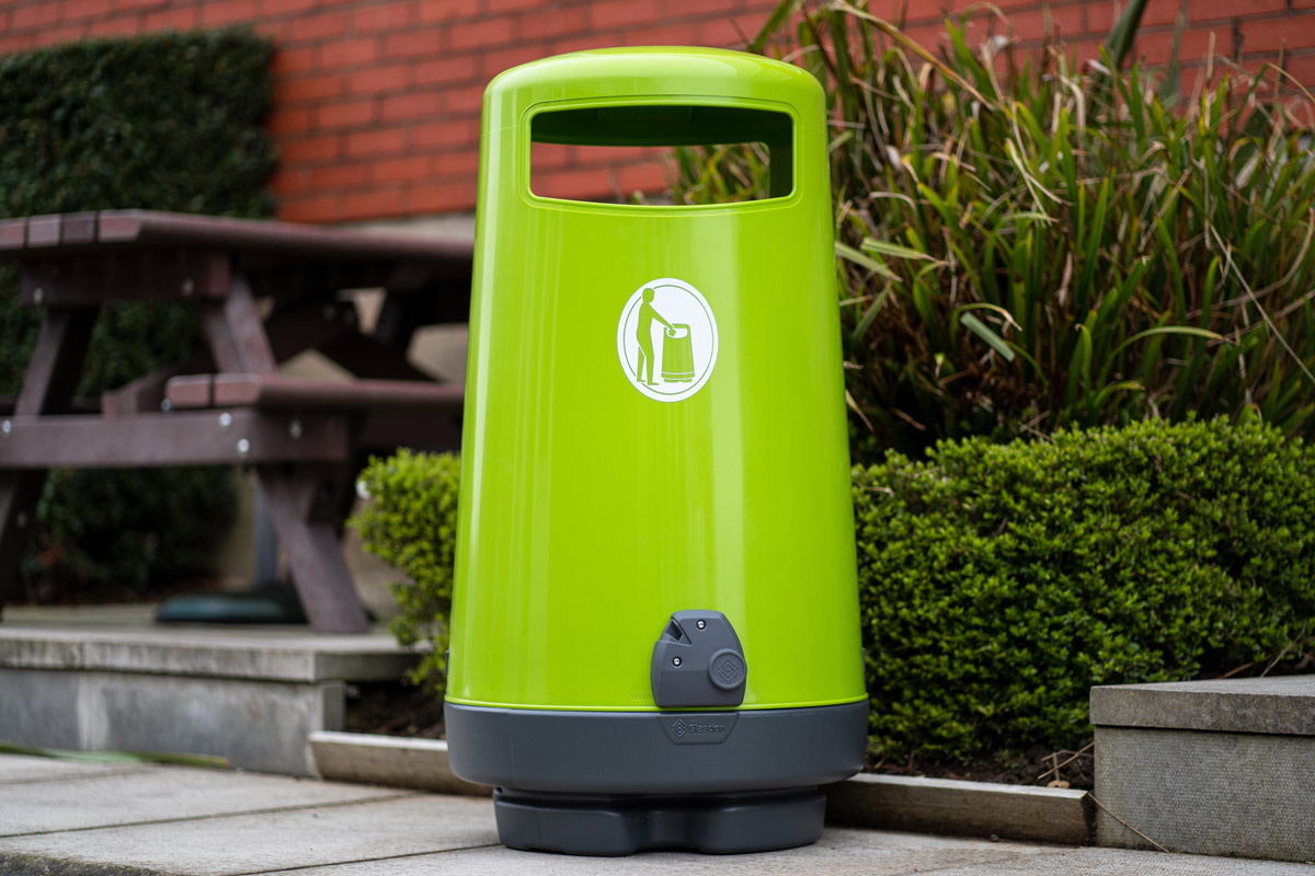 Topsy 2000™ Litter Bin with personalised body colour