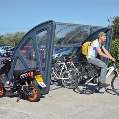 Aero™ Cycle Shelter Stylish Storage for up to 10 Bikes