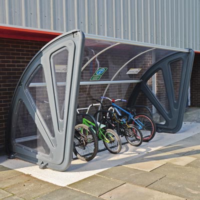 Aero™ Cycle Shelter Stylish Storage for up to 10 Bikes