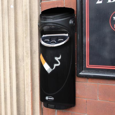 Ashmount SG™ Wall Mounted Cigarette Bin