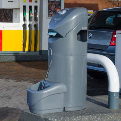 Auto-Mate&trade; Petrol Forecourt Bin