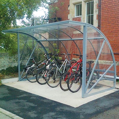 Bi-Store™ Cycle Shelter Versatile Parking Solution for up to 10 Bikes