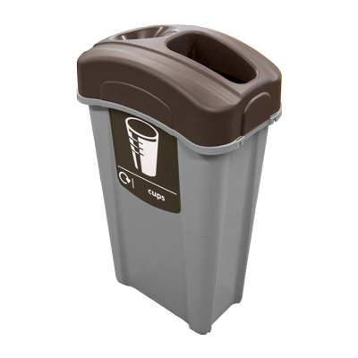 Eco Nexus® 85 Cup Recycling Bin & Express Delivery with 8L Reservoir & Cup Recycling Graphics