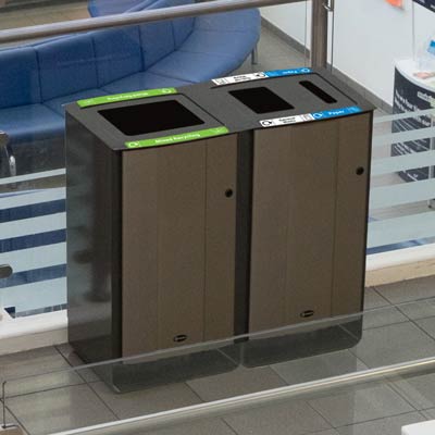 Electra™ 170 Trio Recycling Bin – Glasdon UK