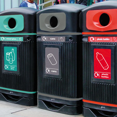 Glasdon Jubilee™ 110 Can Recycling Bin