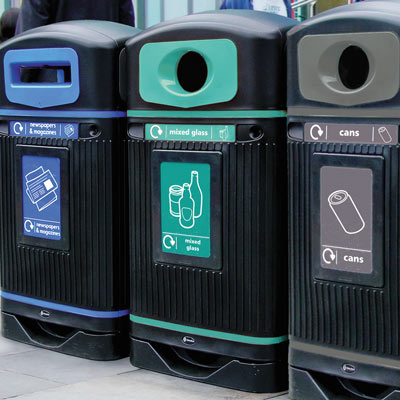 Glasdon Jubilee™ 110 Recycling Bins