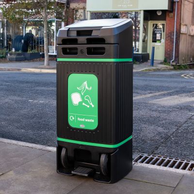 Glasdon Jubilee&trade; City 100 Food Waste Recycling Bin Engineered to Make Collections Easier