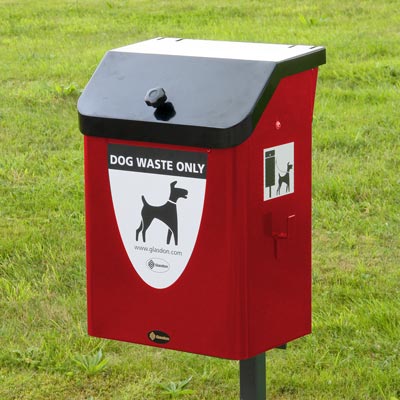 Metal Fido 35™ Dog Waste Bin