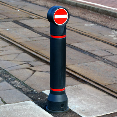 Mini-Ensign™ Bollard Compliant to Passive Safety Standard: BS EN 12767:2019 (Impactapol® model only)