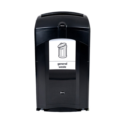 Nexus® 100 General Waste Bin & Express Delivery - Black