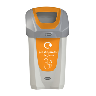 Nexus® 30 Plastic, Metal & Glass Recycling Bin with Express shipping