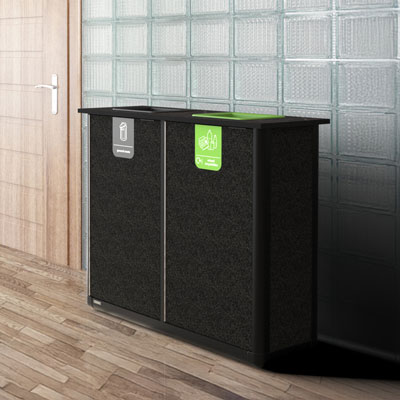 Origin® Infinity Duo 140 Litre Recycling Station Space-Saving Design